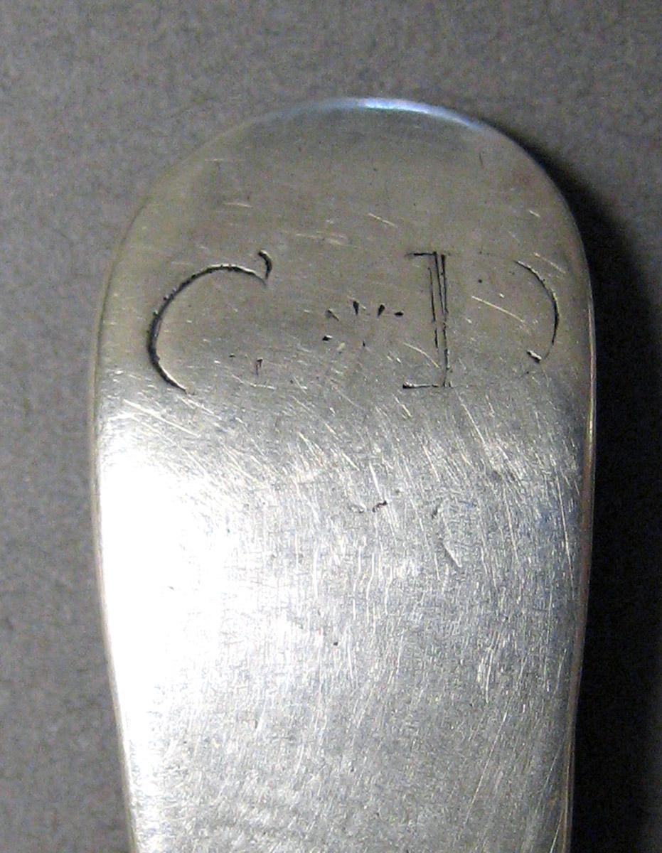 1998.0004.3214 Silver Spoon engraving