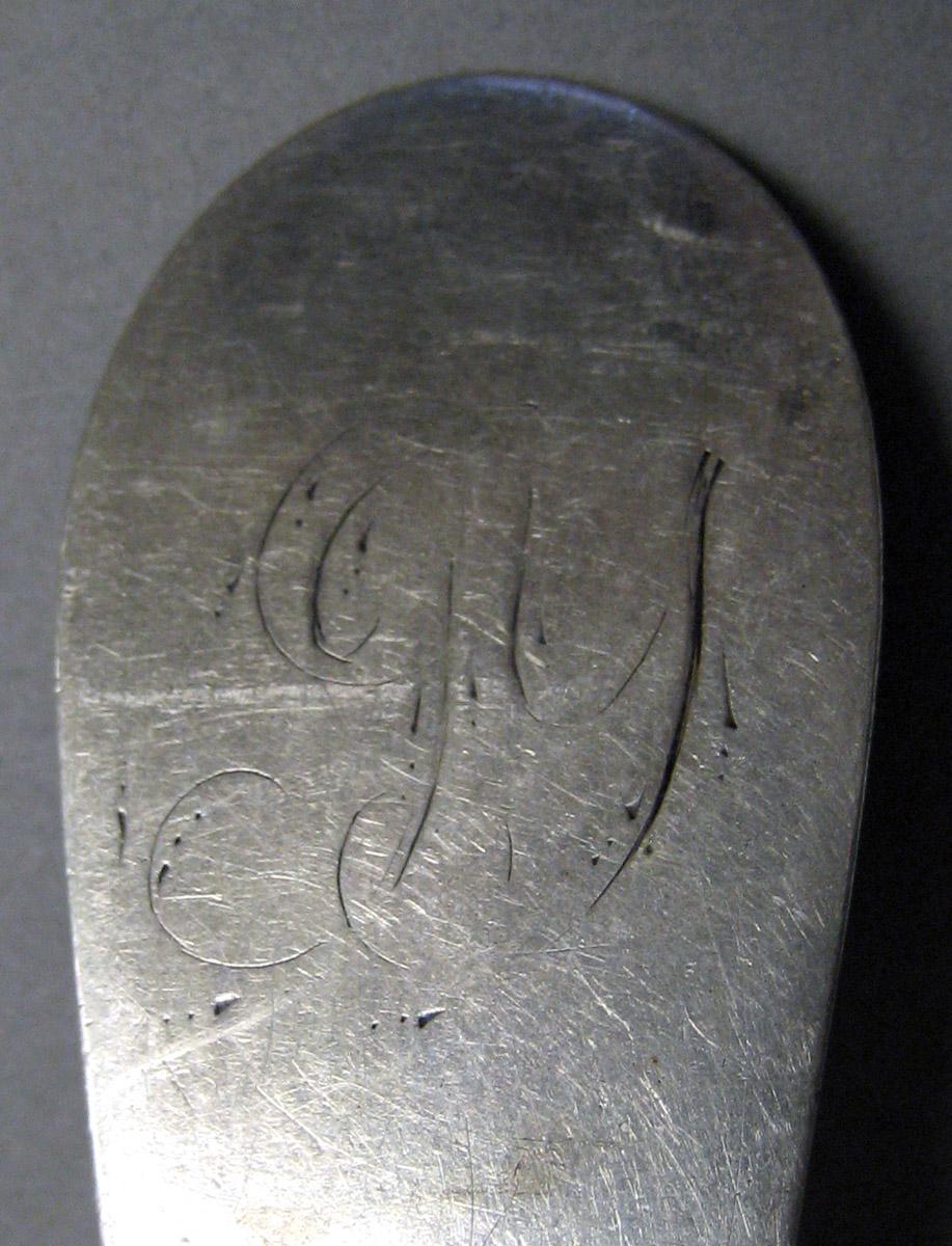 1998.0004.3217 Silver Spoon engraving