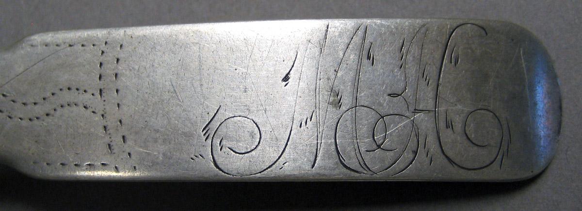 1998.0004.3220 Silver Spoon engraving