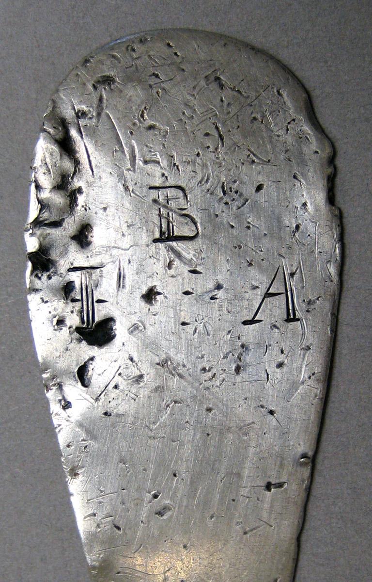 1998.0004.3221 Silver Spoon engraving