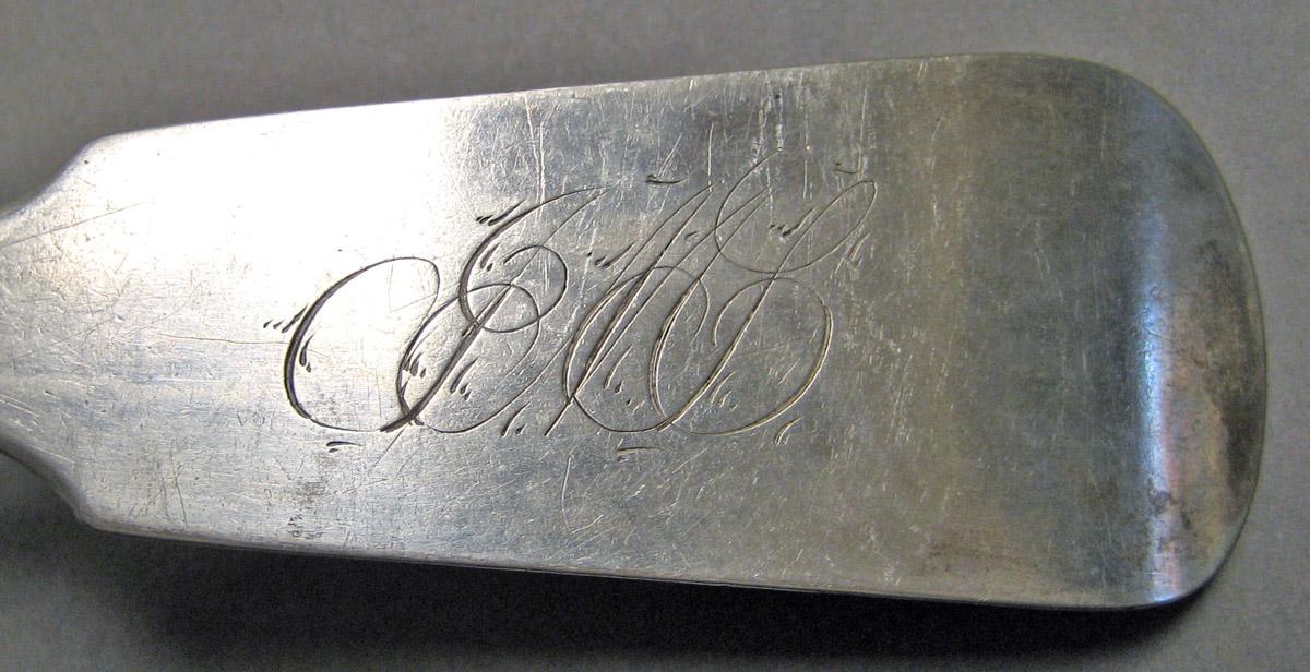 1998.0004.3224 Silver Spoon engraving