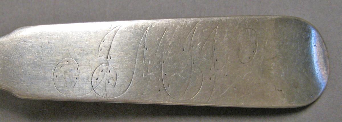 1998.0004.3225 Silver Spoon engraving