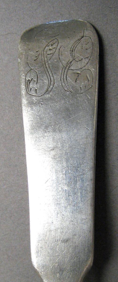 1998.0004.3226 Silver Spoon engraving