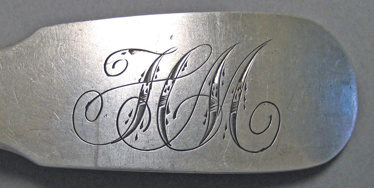1998.0004.3228 Silver Spoon engraving