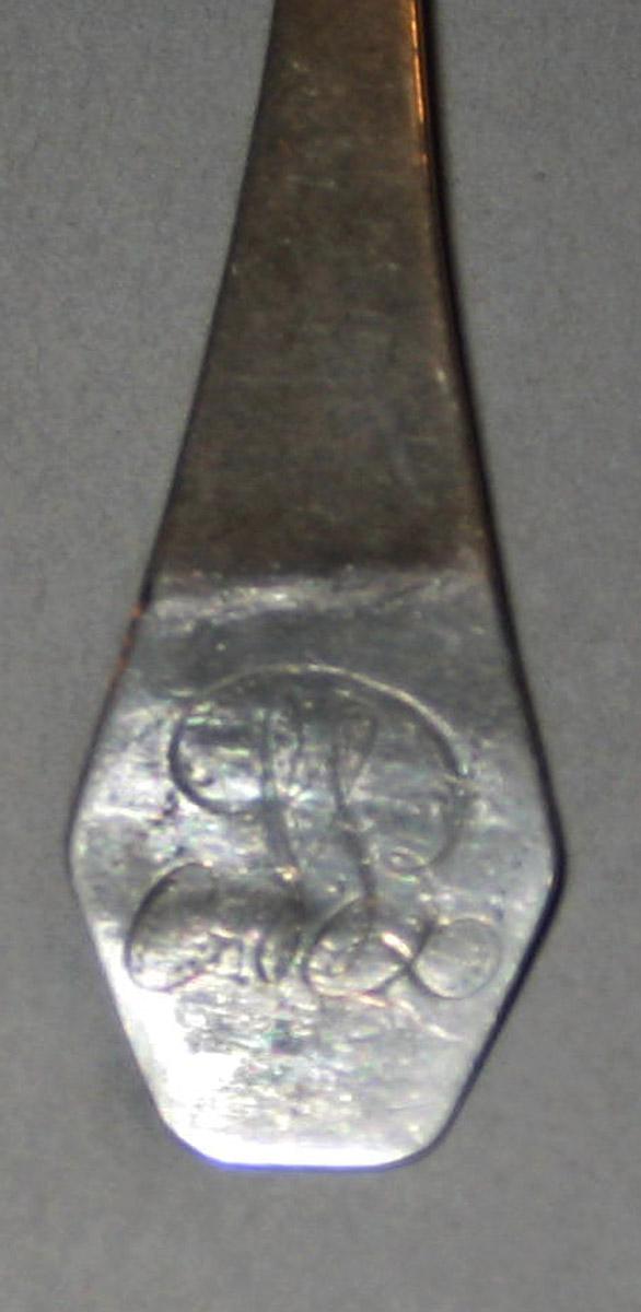 1998.0004.323.002 Spoon, Teaspoon (inscription)
