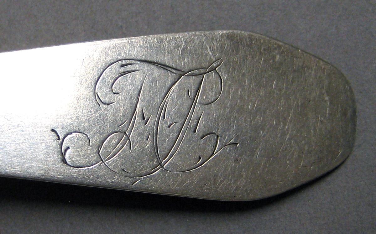 1998.0004.3230 Silver Spoon engraving