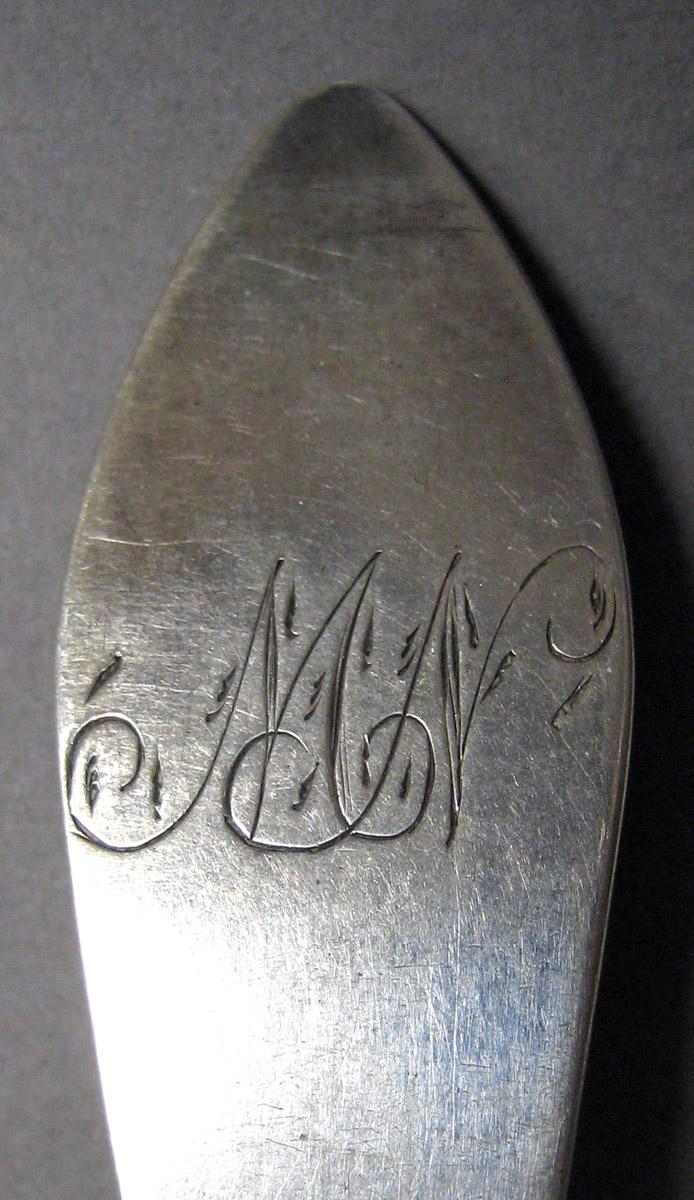 1998.0004.3235 Silver Spoon engraving
