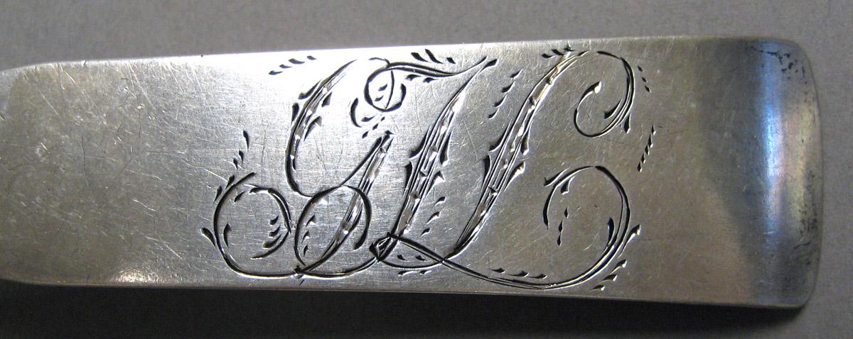 1998.0004.3238 Silver Spoon engraving