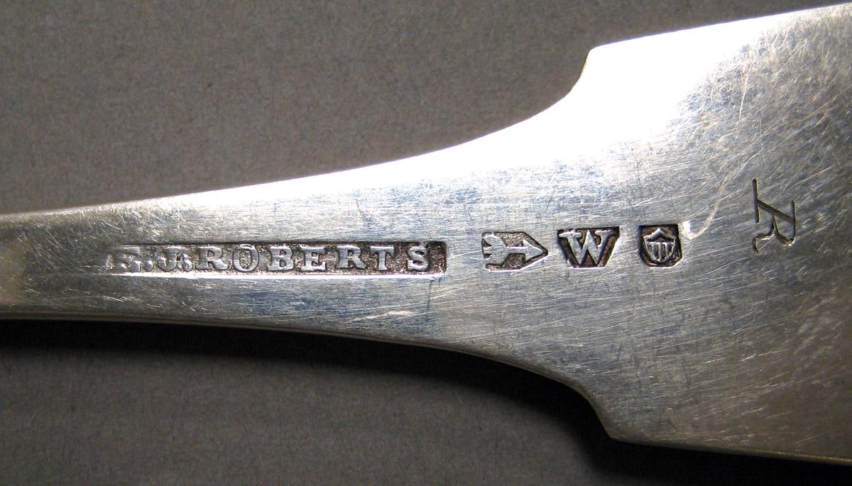 1998.0004.3240 Silver Spoon mark