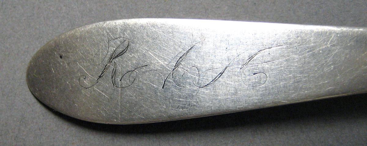1998.0004.3246 Silver Spoon engraving