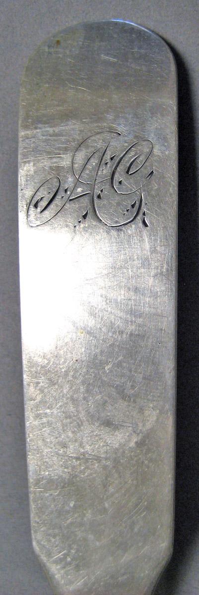 1998.0004.3247 Silver Spoon engraving