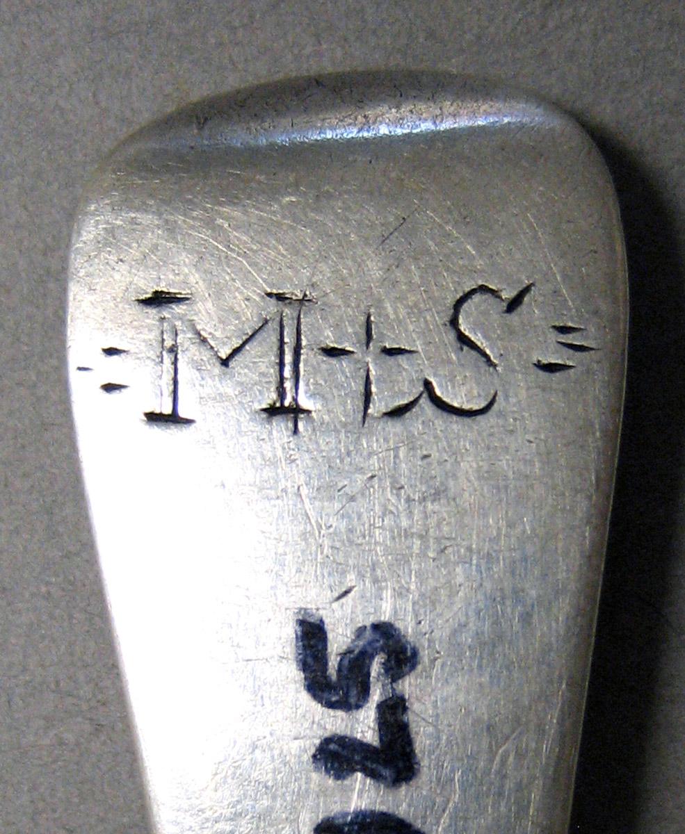 1998.0004.3248 Silver Spoon engraving underside