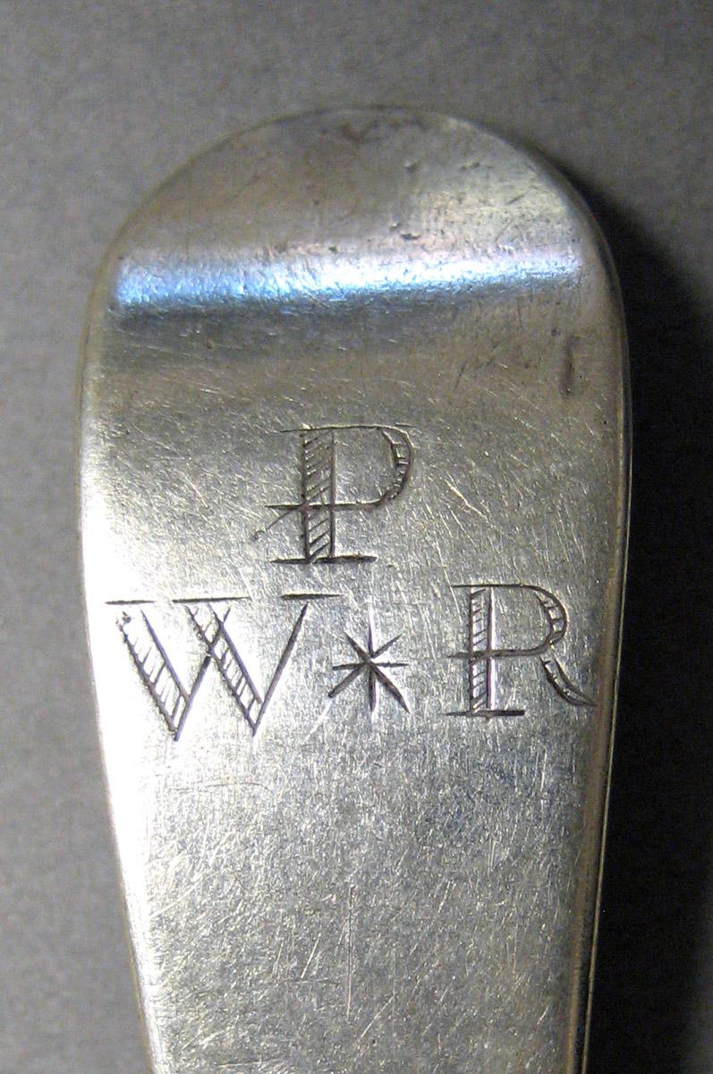 1998.0004.3253 Silver Spoon engraving