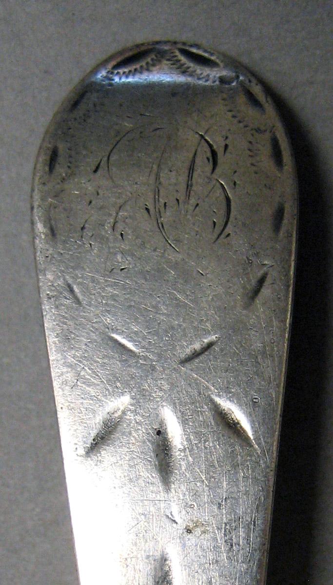 1998.0004.3254 Silver Spoon engraving