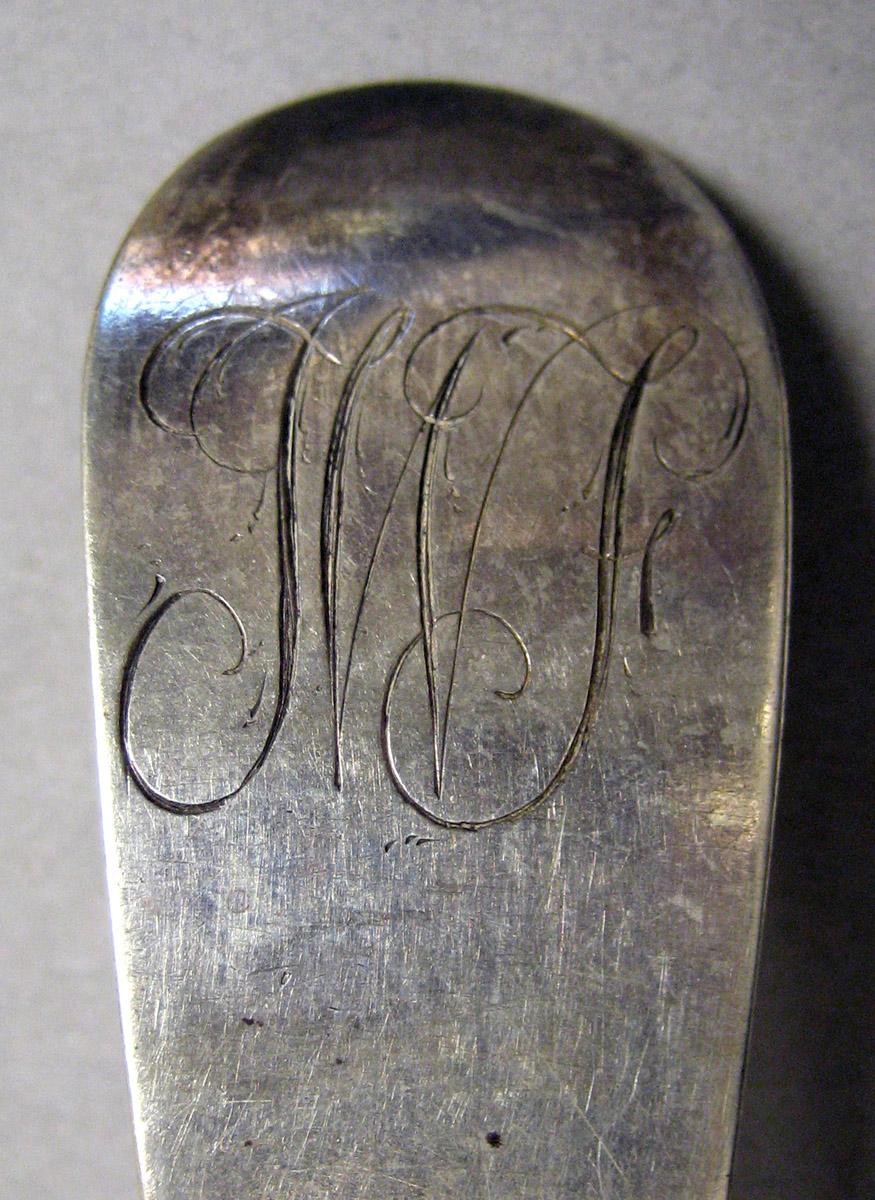 1998.0004.3255 Silver Spoon engraving