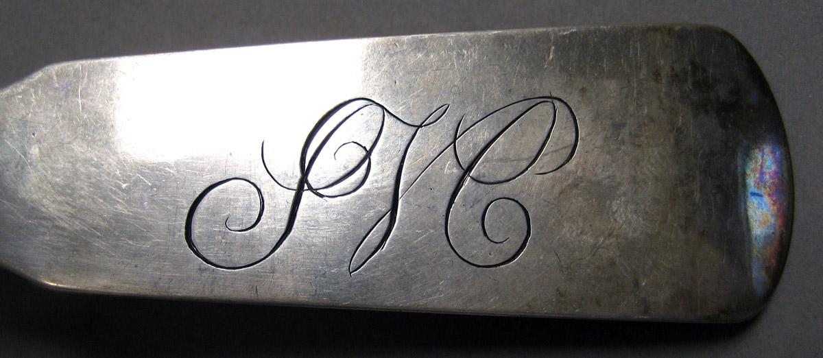 1998.0004.3260 Silver Spoon engraving