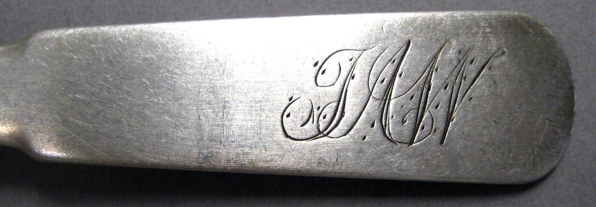 1998.0004.3267 Silver Spoon engraving