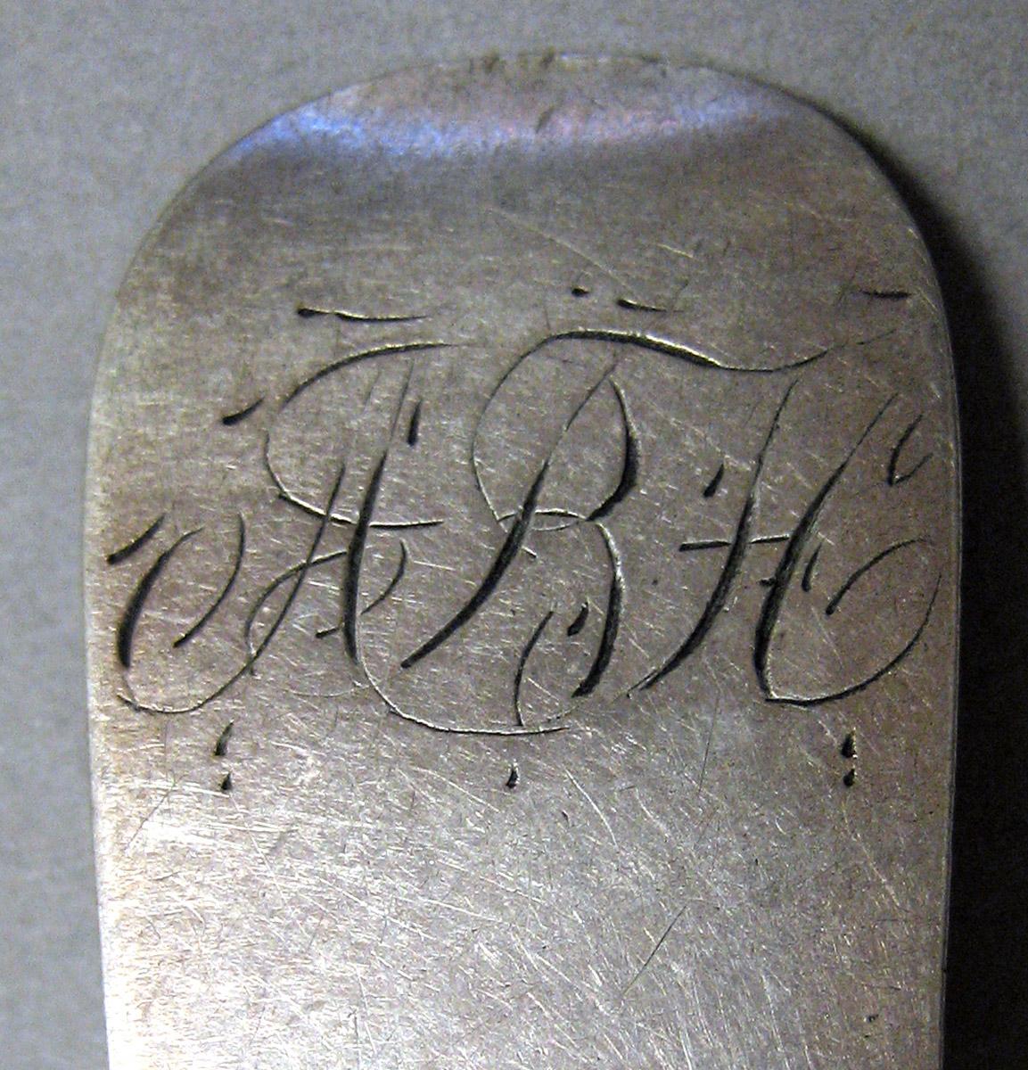 1998.0004.3270 Silver Spoon engraving