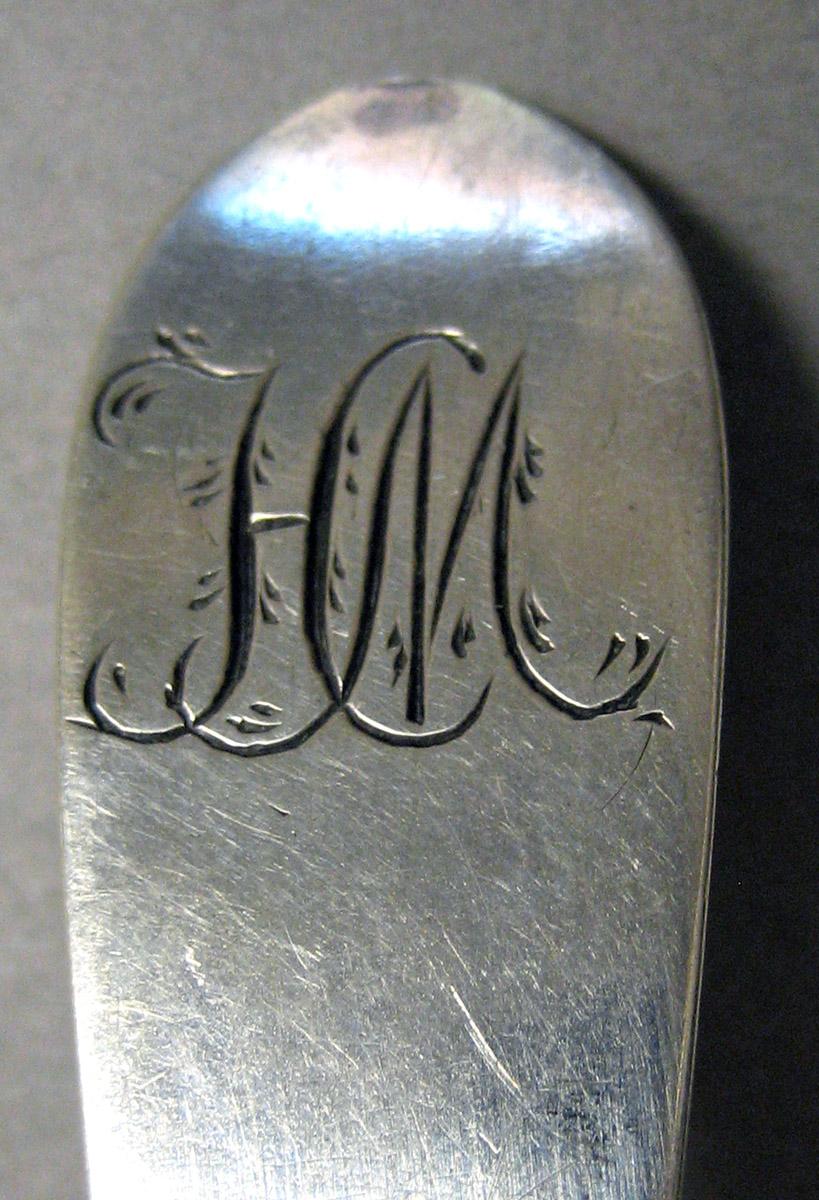 1998.0004.3271 Silver Spoon engraving
