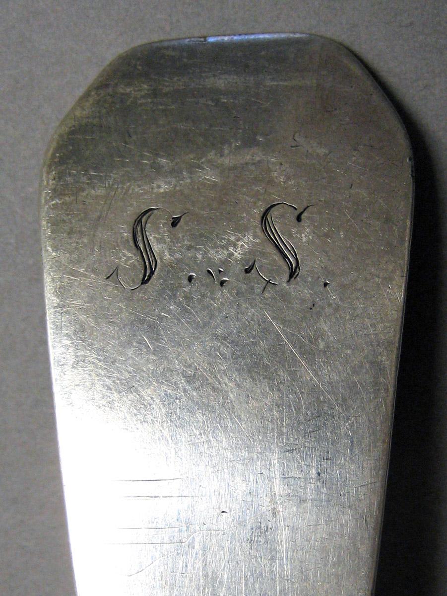 1998.0004.3272 Silver Spoon engraving