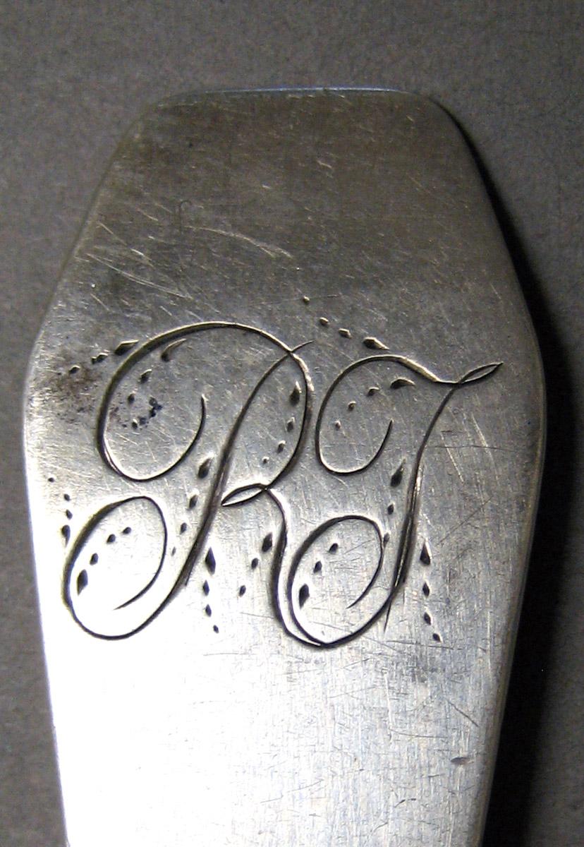 1998.0004.3273.002 Silver Spoon engraving upper surface
