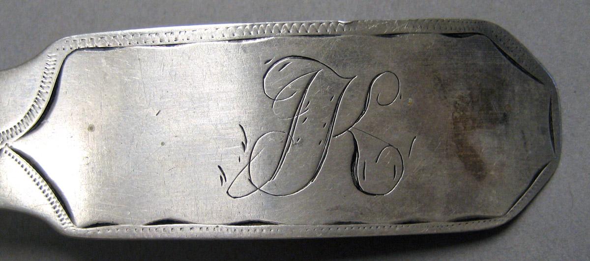 1998.0004.3274 Silver Spoon engraving