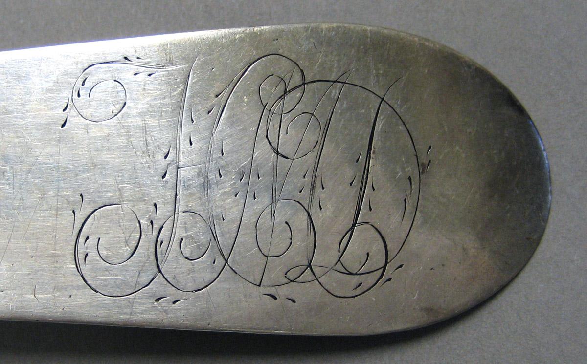 1998.0004.3275 Silver Spoon engraving
