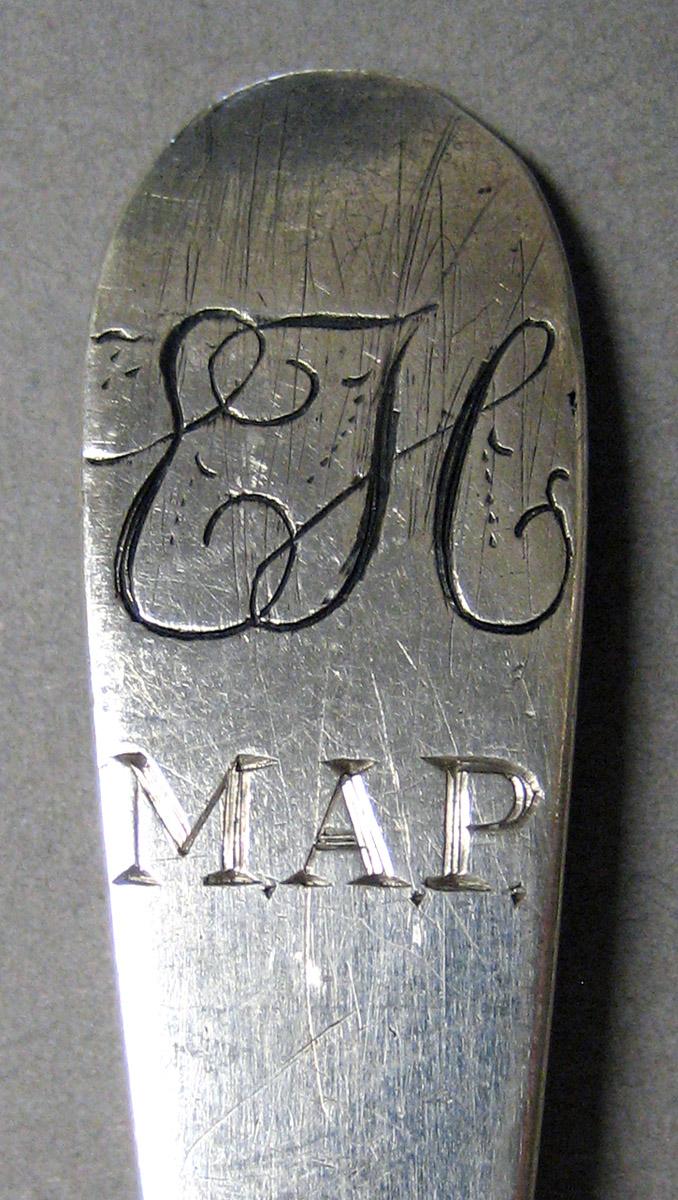 1998.0004.3277 Silver Spoon engraving