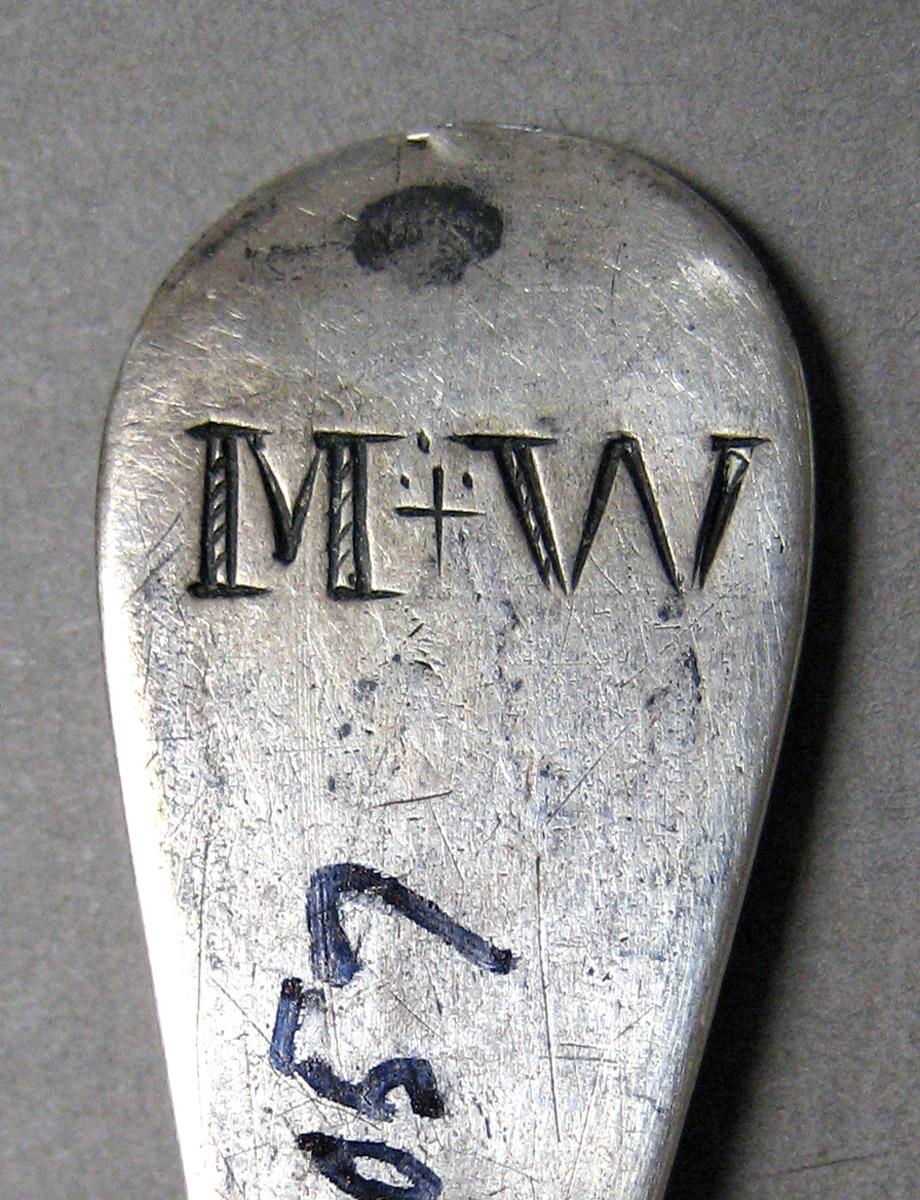 1998.0004.3279 Silver Spoon engraving