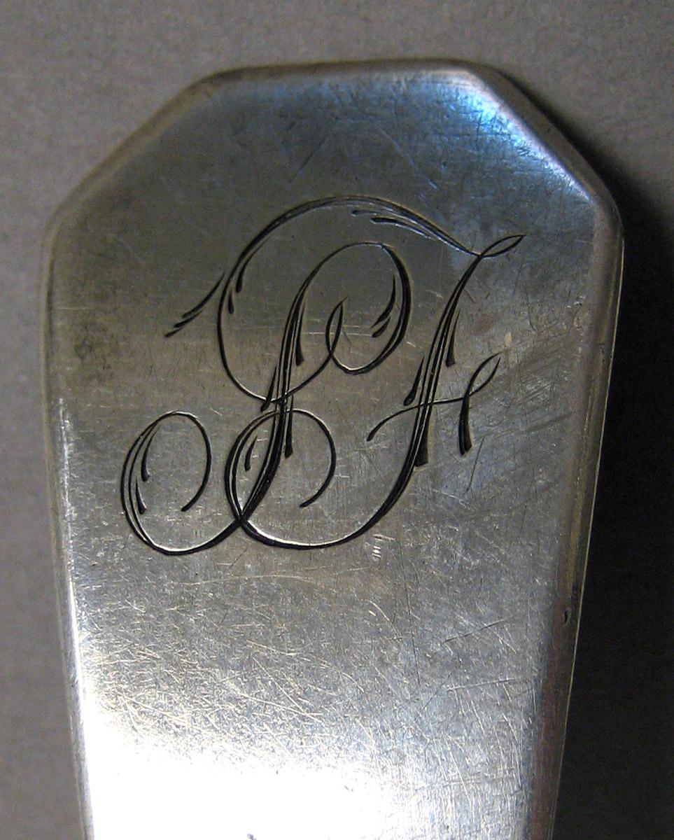 1998.0004.3281 Silver Spoon engraving