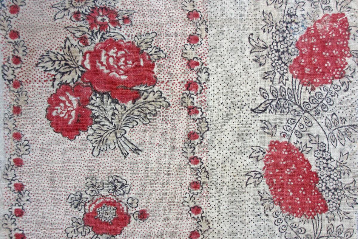 T212 Textile, printed design repeat