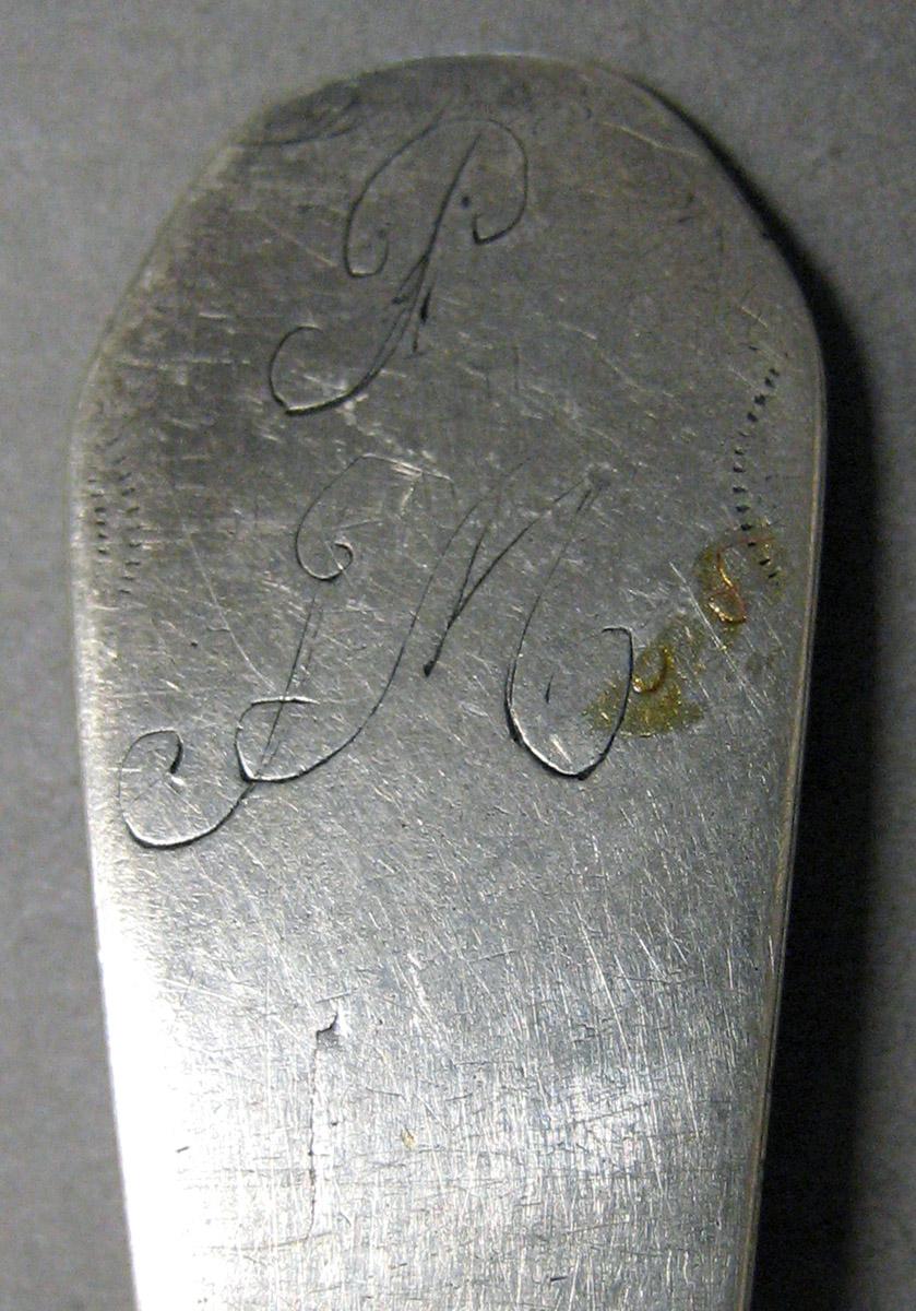 1998.0004.3283 Silver Spoon engraving