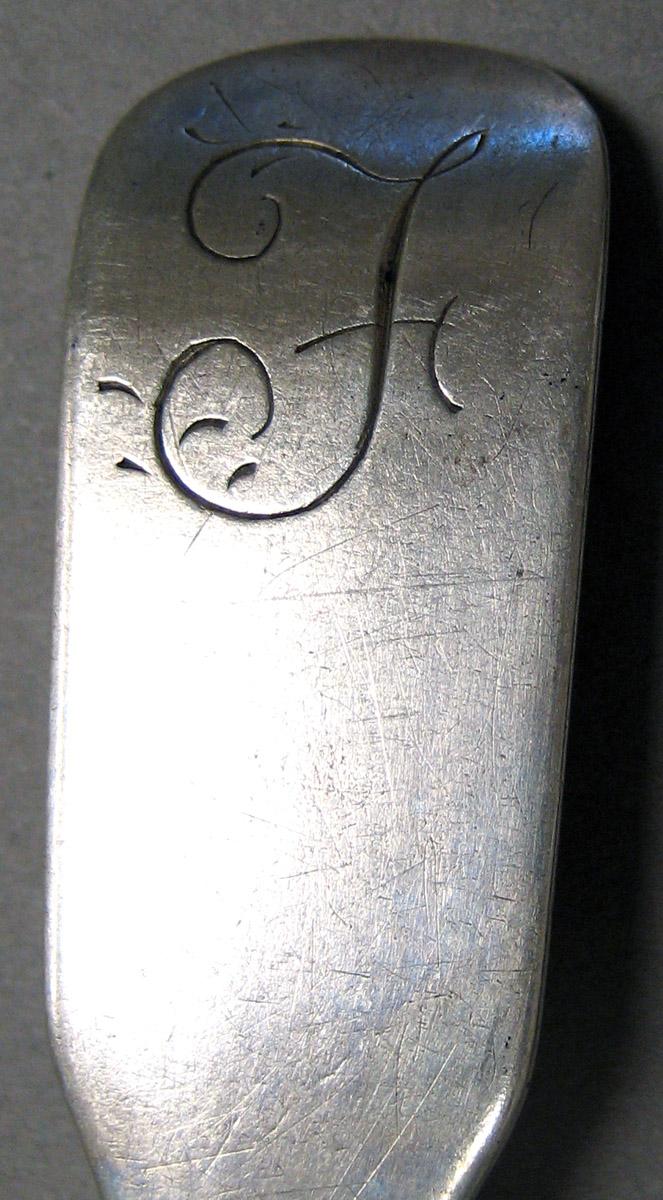 1998.0004.3284 Silver Spoon engraving