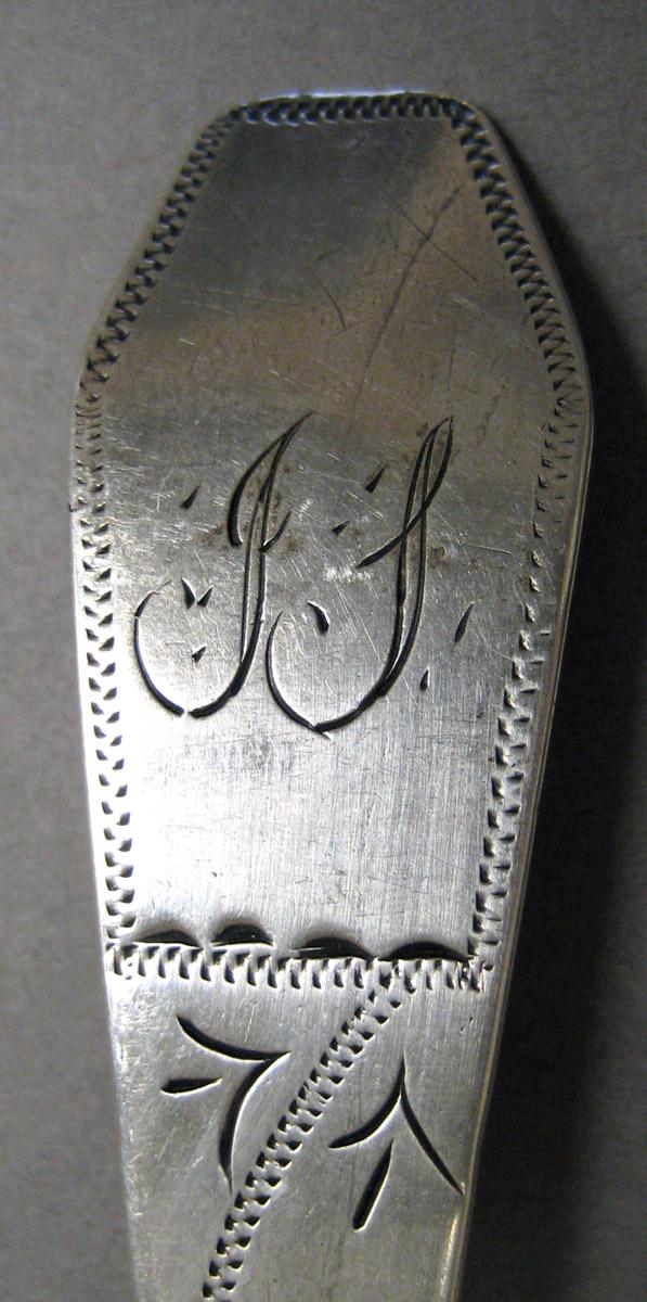 1998.0004.3285 Silver Spoon engraving