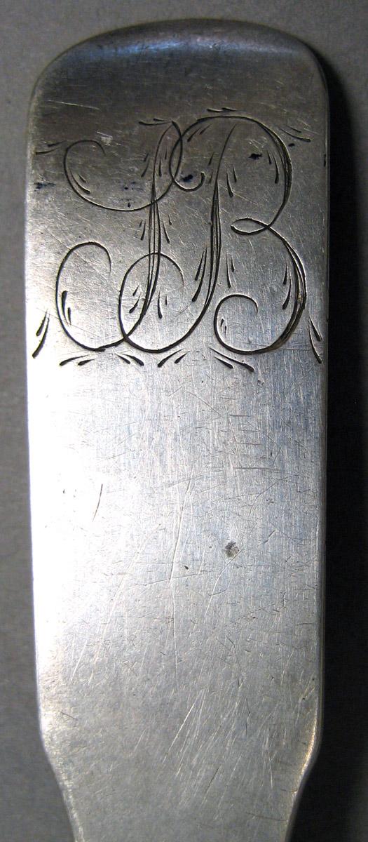 1998.0004.3286 Silver Spoon engraving