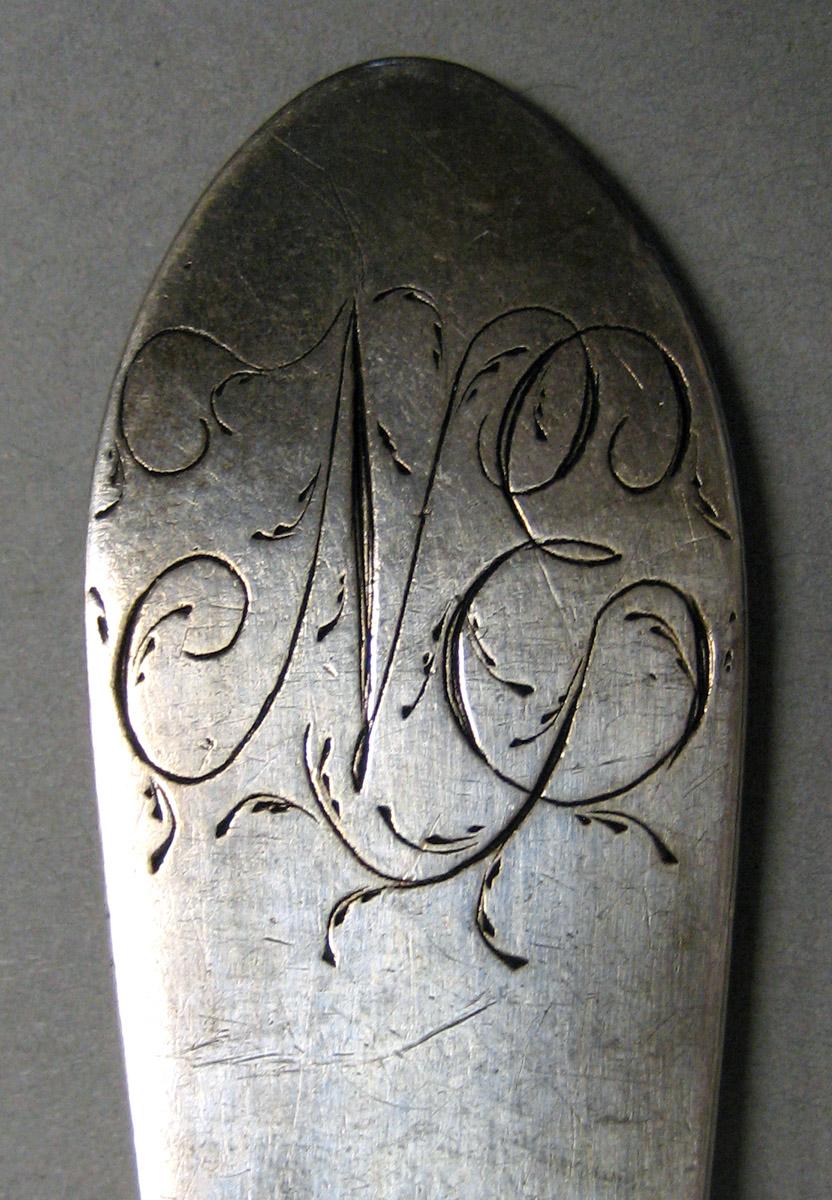 1998.0004.3287 Silver Spoon engraving
