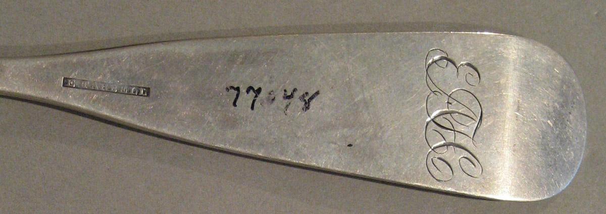 1998.0004.328 Spoon, Tablespoon (mark and inscription)