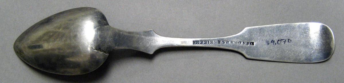 1998.0004.3292 Silver Spoon underside