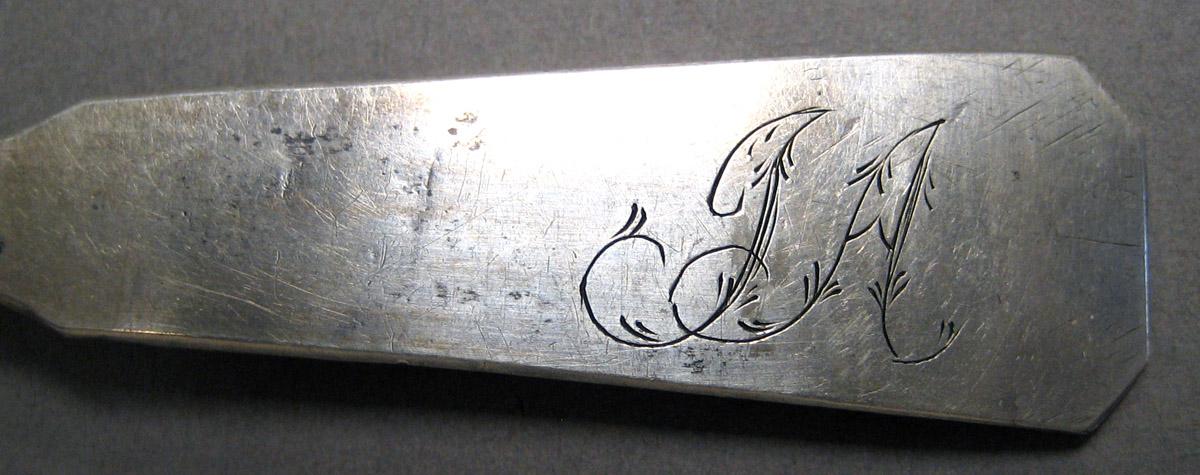1998.0004.3302.001 Silver Spoon engraving