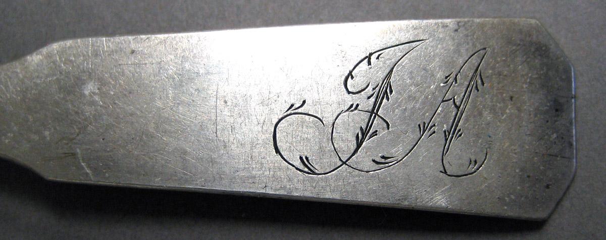1998.0004.3302.002 Silver Spoon engraving