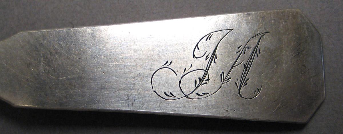 1998.0004.3302.003 Silver Spoon engraving