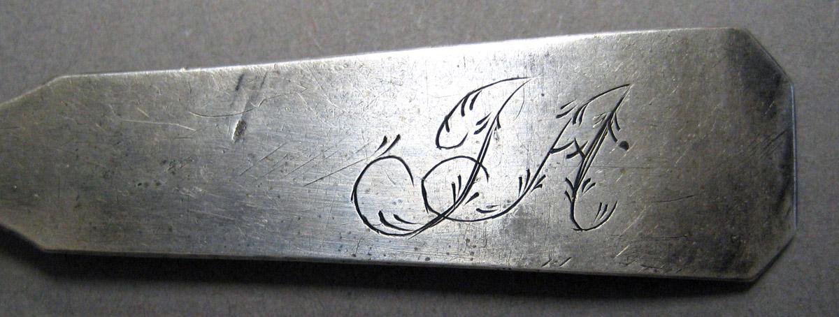 1998.0004.3302.005 Silver Spoon engraving