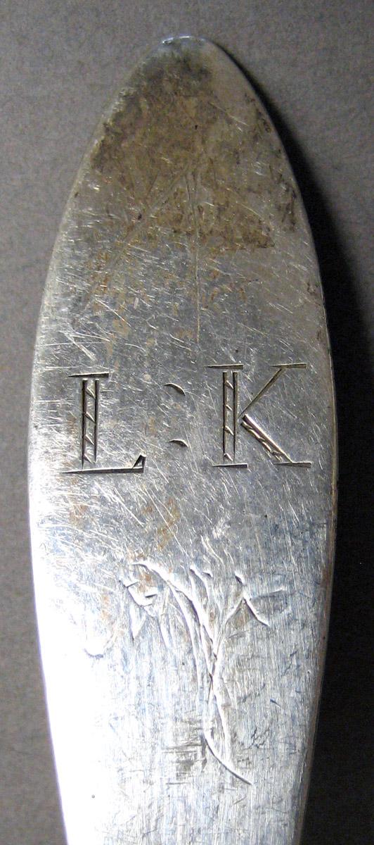 1998.0004.3303 Silver Spoon engraving