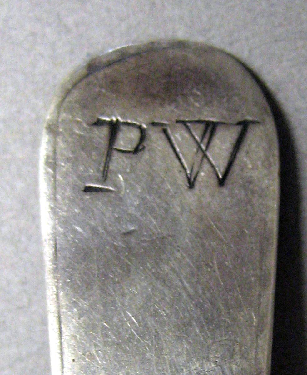 1998.0004.3306 Silver Spoon engraving