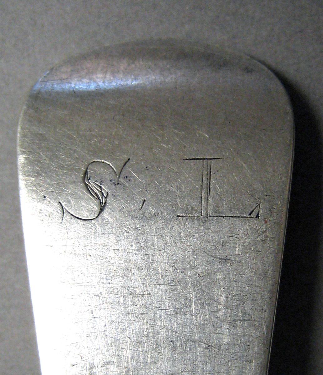 1998.0004.3307 Silver Spoon engraving