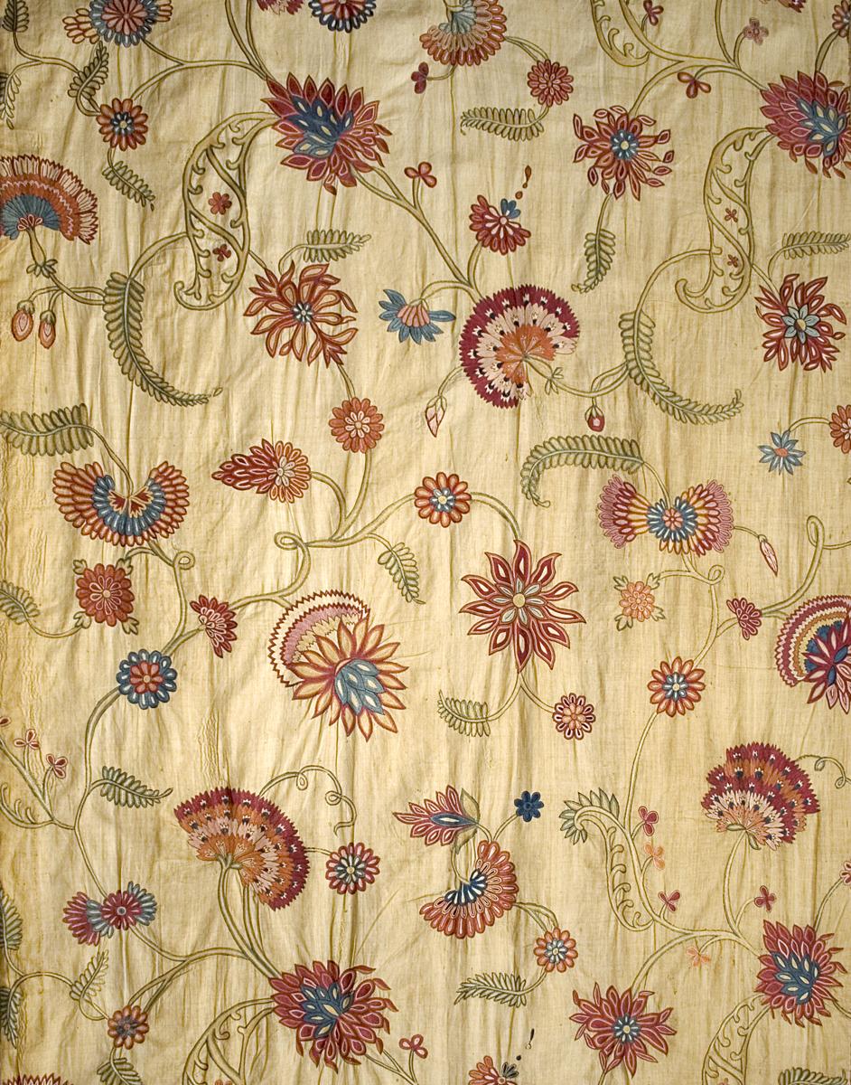 1958.0619.001 A Window Hanging, Side Curtain, Pattern Repeat