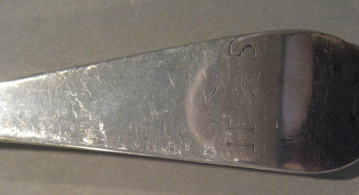 1998.0004.332 Spoon, Tablespoon (inscription)