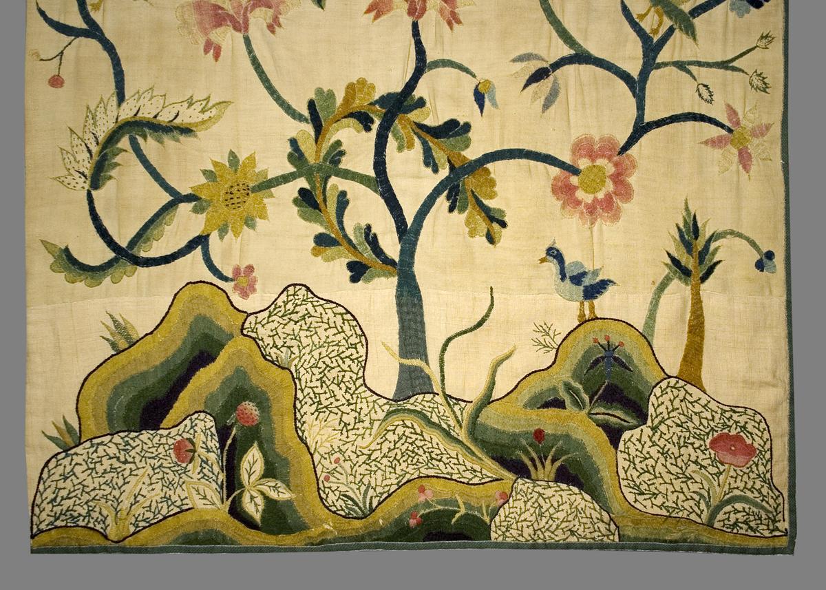 1952.0355.002 A Window Hanging, Side Curtain, Pattern Detail