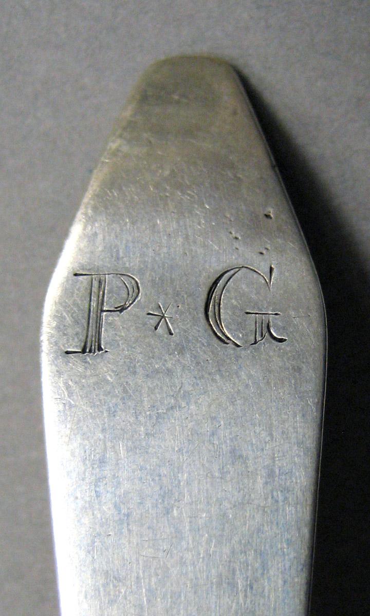 1998.0004.3406.002 Silver spoon engraving