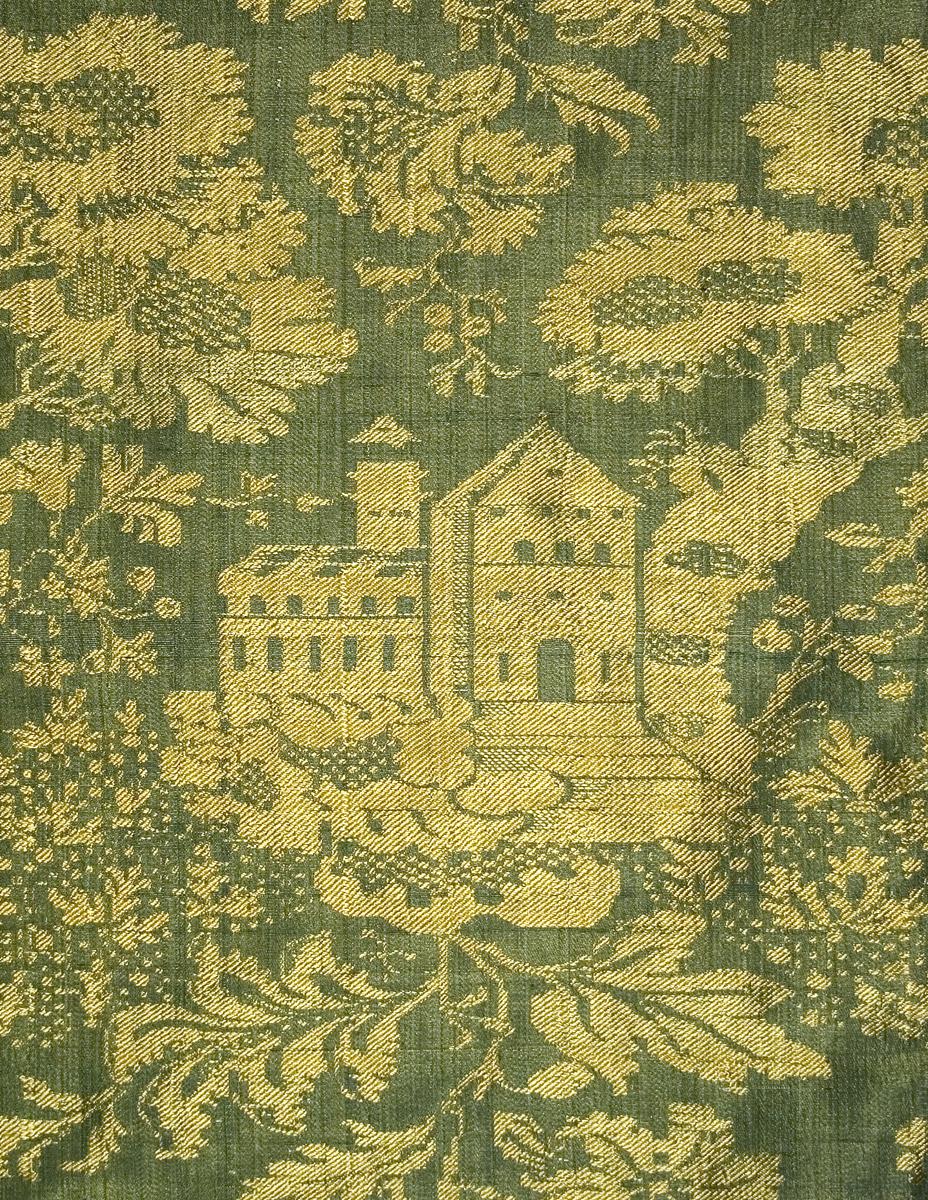1958.0620 B Window Hanging, Side Curtain, Pattern Detail